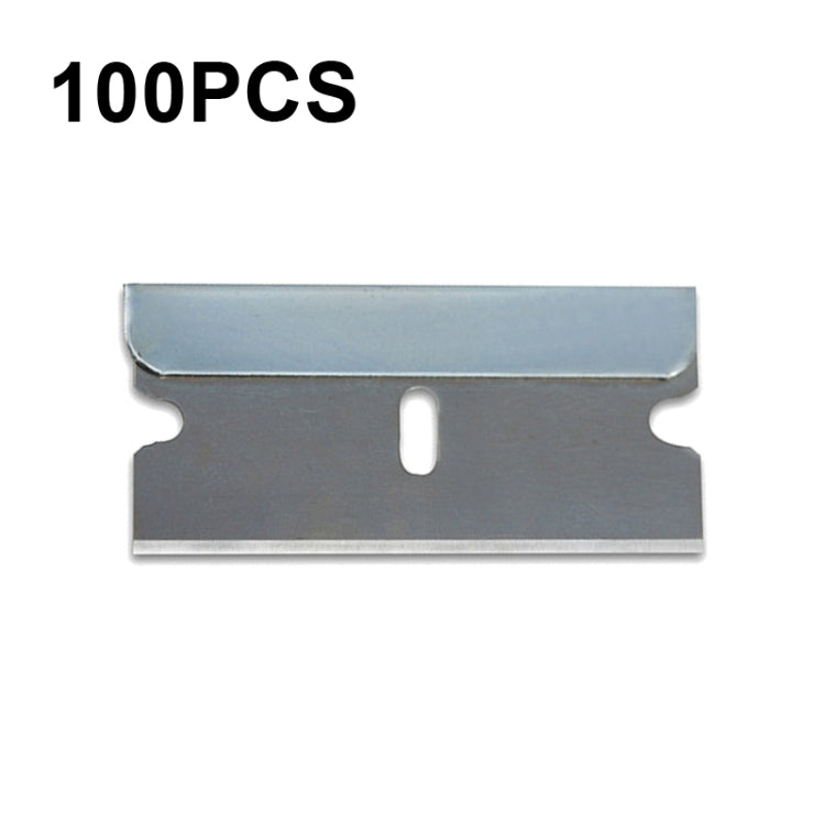 100 PCS A25 Car Film Mobile Phone Screen Auxiliary Tool Single Sided Stainless Steel Blade - Others by PMC Jewellery | Online Shopping South Africa | PMC Jewellery