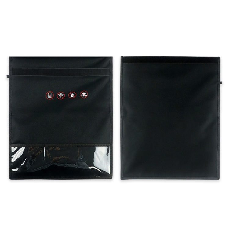 Car Key Signal Shielding Bag Tablet Mobile Phone Privacy Protective Cover Large(Black) - free shipping - PMC TechLife - Order now!