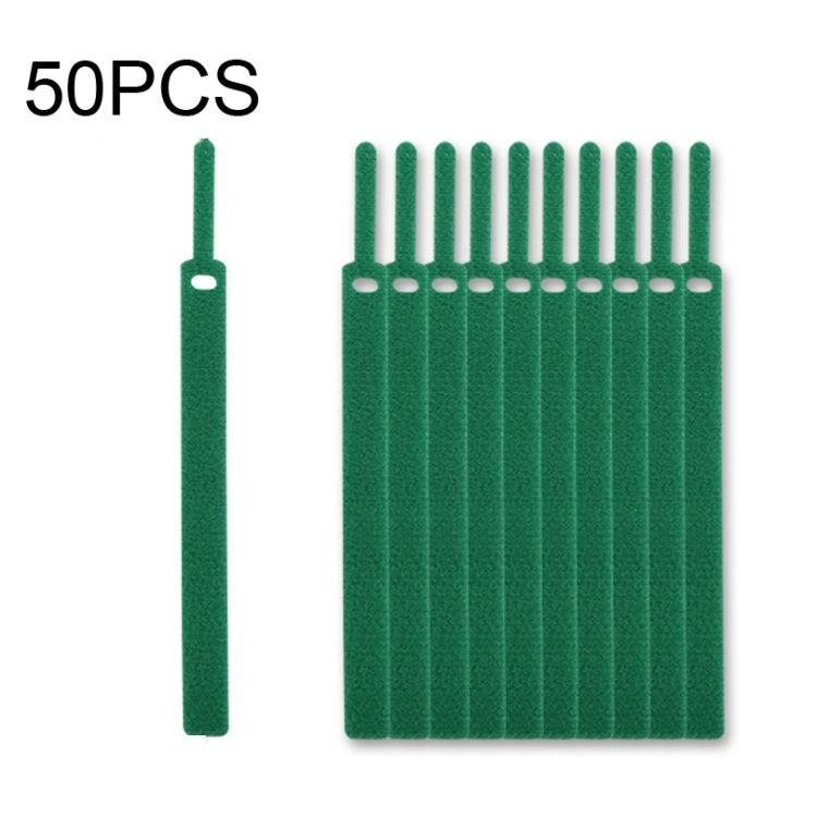 50 PCS Needle Shape Self-adhesive Data Cable Organizer Colorful Bundles 15 x 300mm(Green) - Cable Organizer by PMC TechLife | Online Shopping South Africa | PMC TechLife | Buy Now Pay Later Mobicred