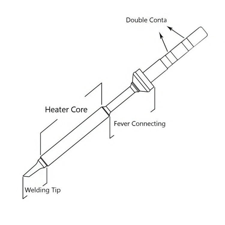 TS-JL02 For TS100 Electric Iron Head Mini Lead-free Soldering Iron Tip - Soldering Iron Tip by PMC TechLife | Online Shopping South Africa | PMC TechLife
