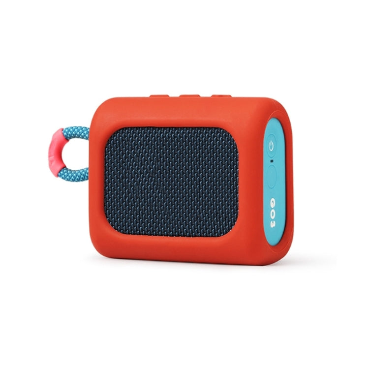 For JBL GO3 Dust-proof Silicone Case Anti-fall Speaker Case(Red) - Protective Case by PMC Jewellery | Online Shopping South Africa | PMC Jewellery