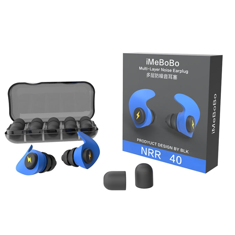 Anti-noise Sleep Earplugs Soundproof Earplugs(Blue) - Ear Care Tools by PMC Jewellery | Online Shopping South Africa | PMC Jewellery