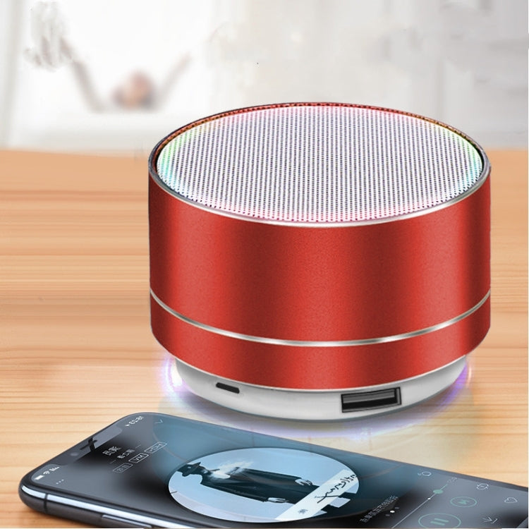 A10 Mini Metal Wireless Bluetooth Speaker(Red) - Mini Speaker by PMC TechLife | Online Shopping South Africa | PMC TechLife | Buy Now Pay Later Mobicred