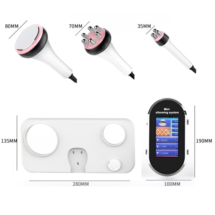 Beemyi 3 In 1 40K Ultrasonic Cavitation Body Slimming Machine RF Beauty Device EU Plug - Beauty Instrument by PMC TechLife | Online Shopping South Africa | PMC TechLife | Buy Now Pay Later Mobicred
