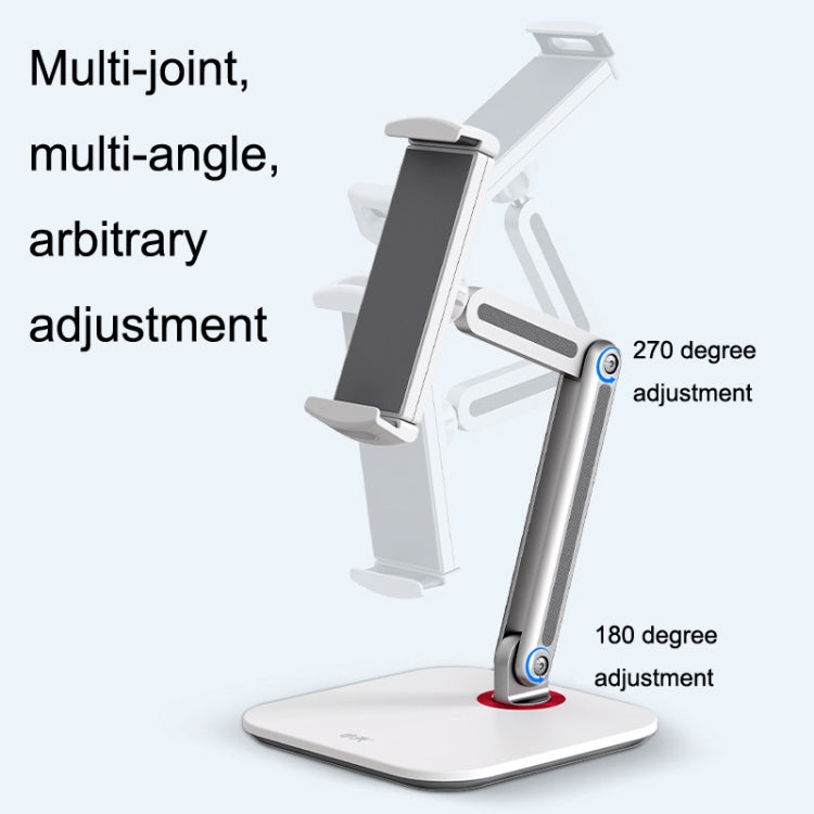 SSKY X38 Desktop Phone Tablet Stand Folding Online Classes Support, Style: Single Arm Charging Version (Black) - Desktop Holder by SSKY | Online Shopping South Africa | PMC Jewellery