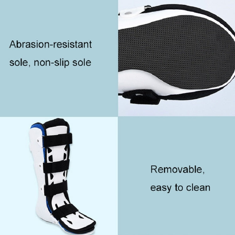 Calf Ankle Fracture Sprain Fixation Brace Plaster Shoe Foot Support Brace, Size: M Left(Long Version Without Baffle) - Mobility Aids by PMC Jewellery | Online Shopping South Africa | PMC Jewellery