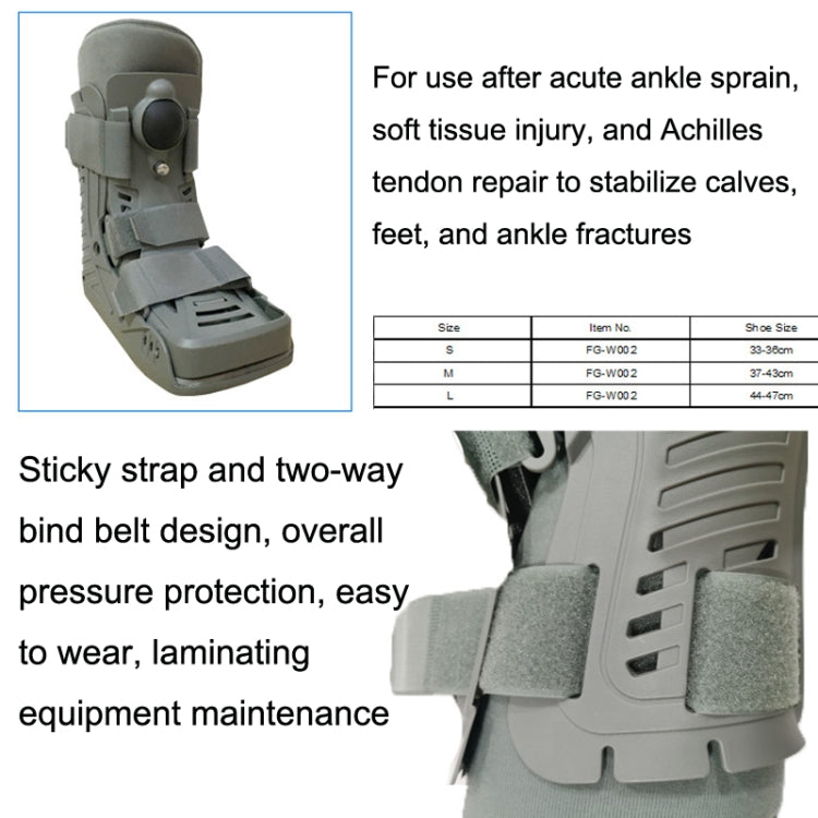 Ankle Support Inflatable Achilles Tendon Boots Air Bag Full Bag Walking Shoes(S) - Corrector by PMC Jewellery | Online Shopping South Africa | PMC Jewellery