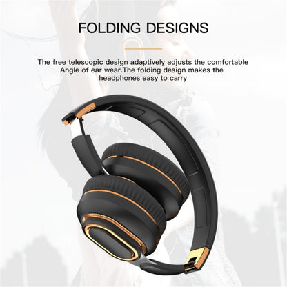 H7 Foldable Wireless Bluetooth Headset With Microphone Support TF Card, AUX(Gray) - Headset & Headphone by PMC Jewellery | Online Shopping South Africa | PMC Jewellery