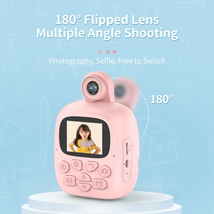 A18 HD Printable Cartoon Kids Digital Camera with Rotating Lens, Spec: Blue - free shipping - PMC TechLife - Order now!