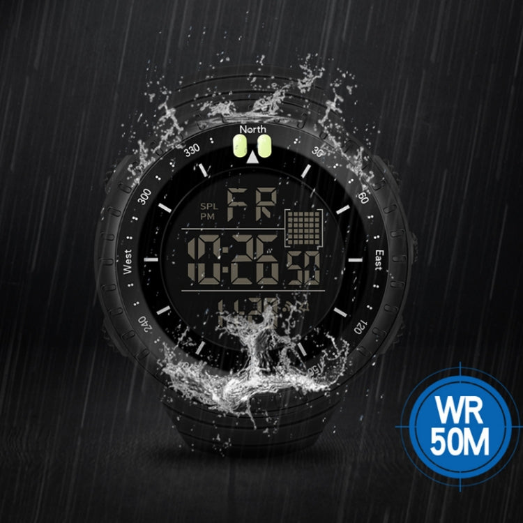 SYNOKE 9648-B Men Outdoor Waterproof Luminous Sports Electronic Watch(Black) - LED Digital Watches by SYNOKE | Online Shopping South Africa | PMC Jewellery | Buy Now Pay Later Mobicred