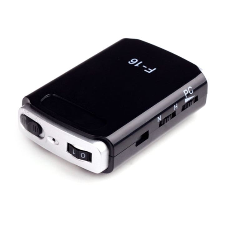 F-16 Pocket High Power Wired Box Mini Hearing Aid Sound Amplifier Receiver(Black) - Hearing Aids by PMC TechLife | Online Shopping South Africa | PMC TechLife