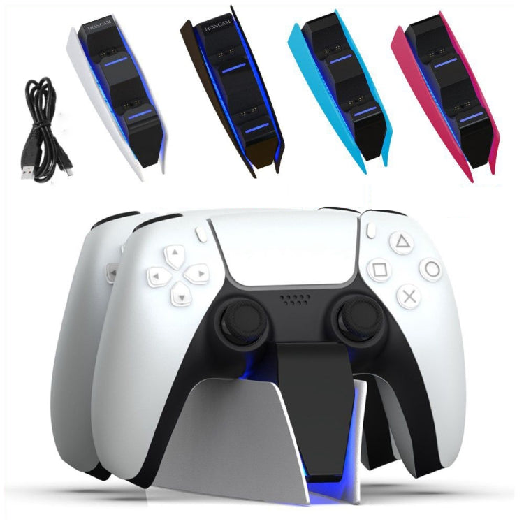 HONCAM For PS5 Gamepad Charger Dual Dock Charger(White) - free shipping - PMC TechLife - Order now!