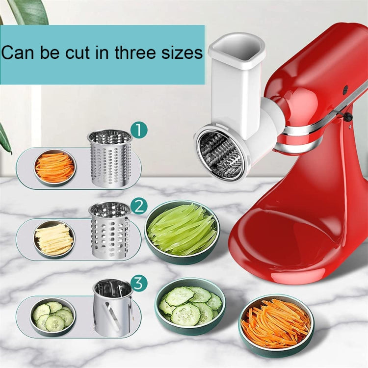 For KitchenAid 4.5QT/5QT Vertical Mixer Kitchen Vegetable Slicer and Grater(KA-006) - Food Disposer Parts by PMC TechLife | Online Shopping South Africa | PMC TechLife | Buy Now Pay Later Mobicred