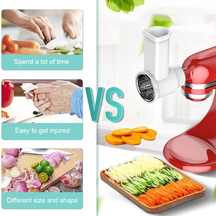 For KitchenAid 4.5QT/5QT Vertical Mixer Kitchen Vegetable Slicer and Grater(KA-006) - Food Disposer Parts by PMC TechLife | Online Shopping South Africa | PMC TechLife | Buy Now Pay Later Mobicred