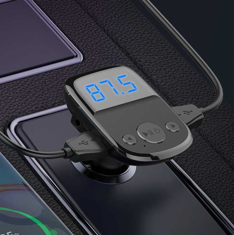 LDNIO C706Q QC3.0+AUTO-ID Car Bluetooth FM Music Digital Display Car Charger with Type-C/USB-C Cable - Car Charger by LDNIO | Online Shopping South Africa | PMC TechLife | Buy Now Pay Later Mobicred