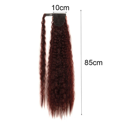 MST8568 Invisible Adhesive Bandage Wigs Corn Perm Long Ponytail Wigs(4M30) - Wigs by PMC Jewellery | Online Shopping South Africa | PMC Jewellery