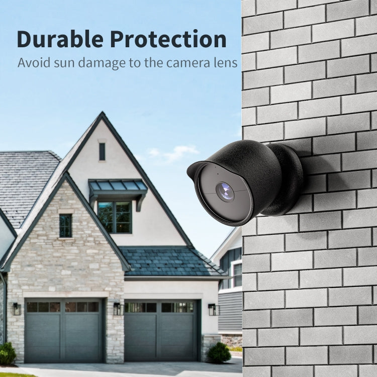For Google Nest Camera Outdoor Silicone Water-Resistant Protective Cover(White) - Camera Cases by PMC TechLife | Online Shopping South Africa | PMC TechLife