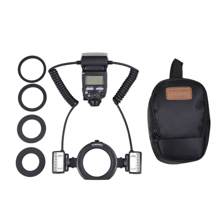 For Canon TTL Oral Insect Insect Teeth Ring Light YONGNUO YN24EX Macro Ring Flash Speedlite(Black) - Ring Light Flashes by YONGNUO | Online Shopping South Africa | PMC Jewellery | Buy Now Pay Later Mobicred