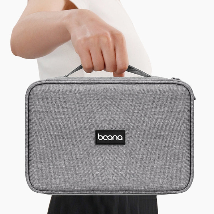 Baona Multifunctional Earphone Data Cable Digital Storage Bag, Spec: Single-layer (Black) - free shipping - PMC TechLife - Order now!
