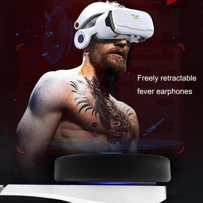 VR SHINECON G02EF+B03 Handle Mobile Phone 3D Virtual Reality VR Game Helmet Glasses With Headset - VR Headset by VR SHINECON | Online Shopping South Africa | PMC Jewellery