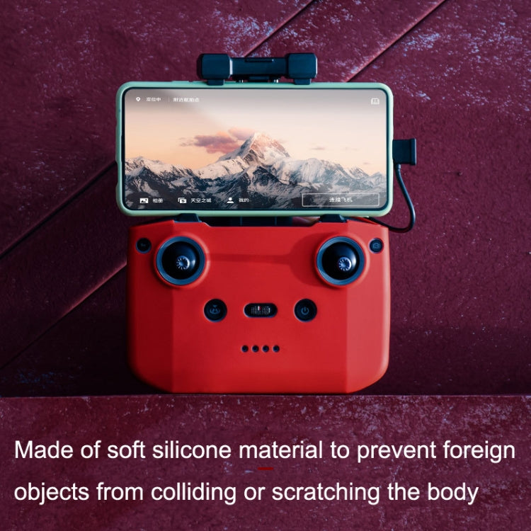 BRDRC DJI-7559 For DJI Mavic 3 / Mini 3 / 3 Pro Remote Control Silicone Protective Cover(Black) - Others by BRDRC | Online Shopping South Africa | PMC TechLife | Buy Now Pay Later Mobicred