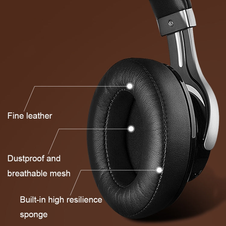 For Edifier W855BT 1pair Headset Soft and Breathable Sponge Cover, Color: Black Lambskin - Earmuff & Pad by PMC TechLife | Online Shopping South Africa | PMC TechLife