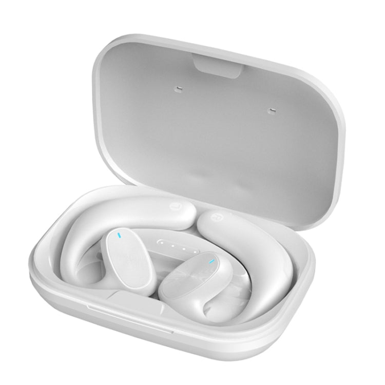With Charging Warehouse Bone Conduction Business Stereo Bluetooth Headset, Style: X6 White - Bluetooth Earphone by PMC Jewellery | Online Shopping South Africa | PMC Jewellery