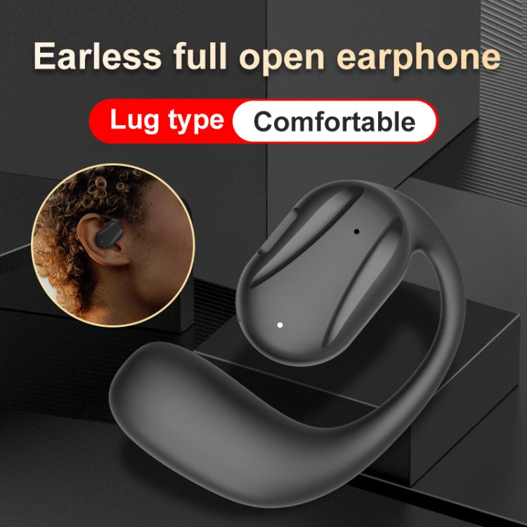 YJ77 Bluetooth 5.2 Ear-mounted OWS Bone Conduction Headset(Left Ear White) - Bluetooth Earphone by PMC TechLife | Online Shopping South Africa | PMC TechLife