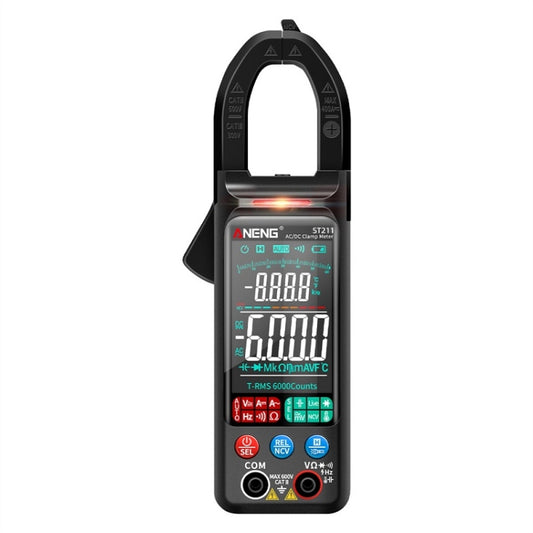 ANENG Large Screen Multi-Function Clamp Fully Automatic Smart Multimeter, Specification: ST212 Black DC Current - Digital Multimeter by ANENG | Online Shopping South Africa | PMC Jewellery | Buy Now Pay Later Mobicred