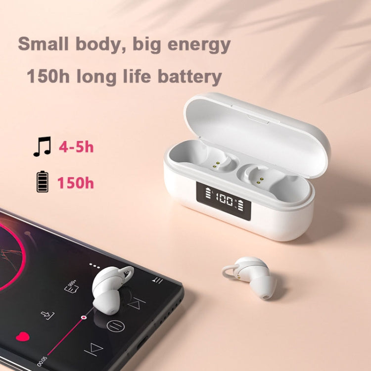 X999 Mini Wireless Noise Reduction With Digital Display Charging Bin Bluetooth Earphone(Skin Color) - Bluetooth Earphone by PMC TechLife | Online Shopping South Africa | PMC TechLife