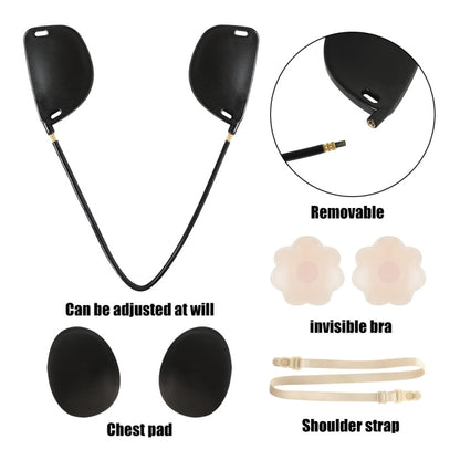 XD00001 Molding Silicone Nipple Sticker Frontless Bra Adjustable Anti-sag Push-up Bra Kit(W-type Skin-color) - Nubra by PMC Jewellery | Online Shopping South Africa | PMC Jewellery