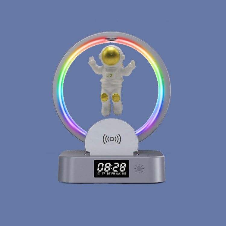 Y-558 Magnetic Levitation Astronaut TWS Bluetooth Speaker With RGB Light,Style: Golden Wireless Charging - Desktop Speaker by PMC TechLife | Online Shopping South Africa | PMC TechLife