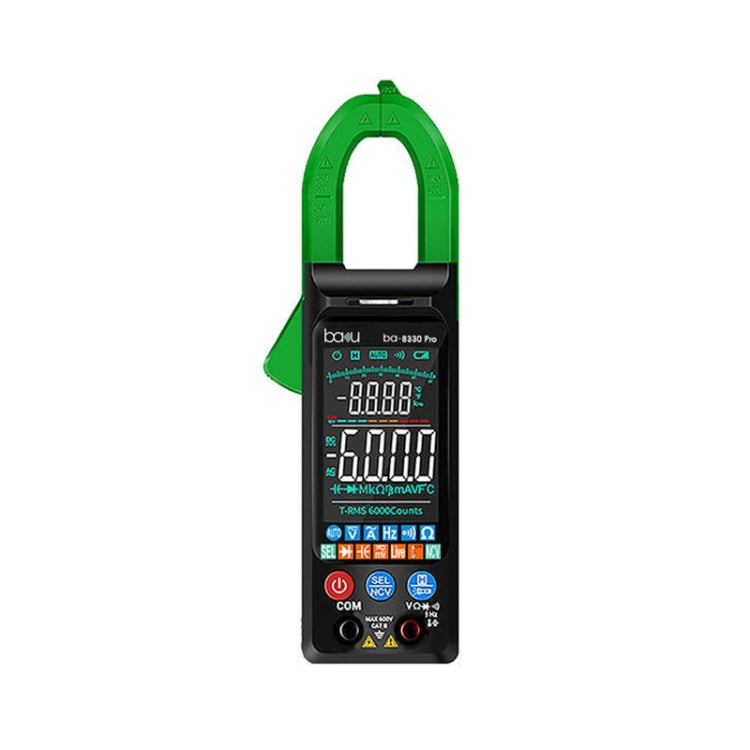 BAKU BA-8330 Pro Digital Mulitmeter Electric Maintenance Resistor Current Pliers Shaped Instrument(Green) - Digital Multimeter by BAKU | Online Shopping South Africa | PMC Jewellery | Buy Now Pay Later Mobicred