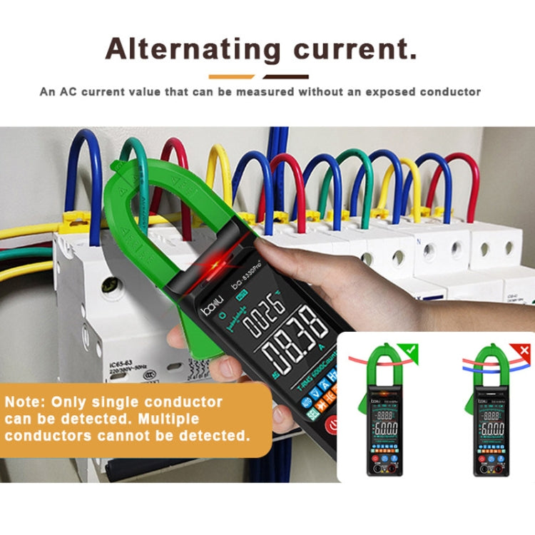 BAKU BA-8330 Pro Digital Mulitmeter Electric Maintenance Resistor Current Pliers Shaped Instrument(Green) - Digital Multimeter by BAKU | Online Shopping South Africa | PMC Jewellery | Buy Now Pay Later Mobicred