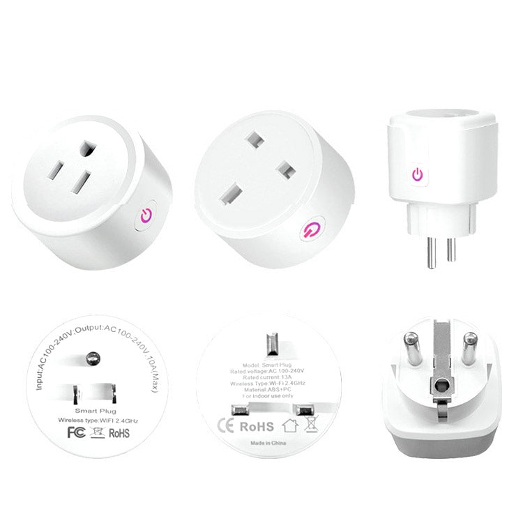 Tuya Smart App Wifi Smart Socket Phone Remote Timing Voice Switch Supports Alexa US Plug, Style: 16A Power Model - Smart Socket by PMC TechLife | Online Shopping South Africa | PMC TechLife