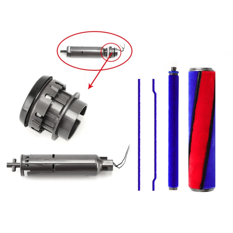 For Dyson V10 V11 30W Motor  Vacuum Cleaner Soft Roller Head Parts - free shipping - PMC TechLife - Order now!