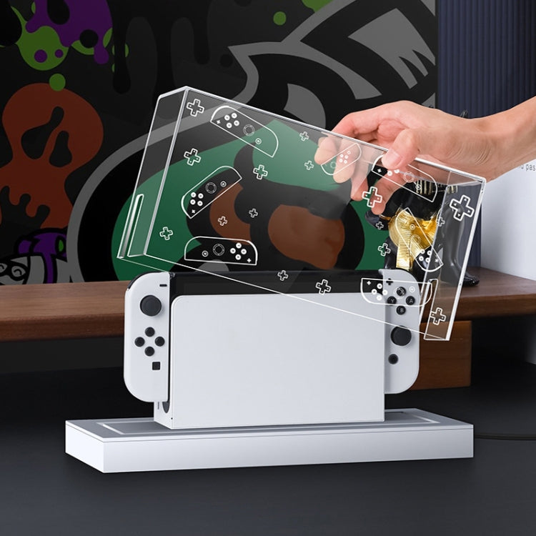 035 for Nintendo Switch/Oled Game Console Display Dustproof Cover, Spec: Black Label - Cases by PMC TechLife | Online Shopping South Africa | PMC TechLife