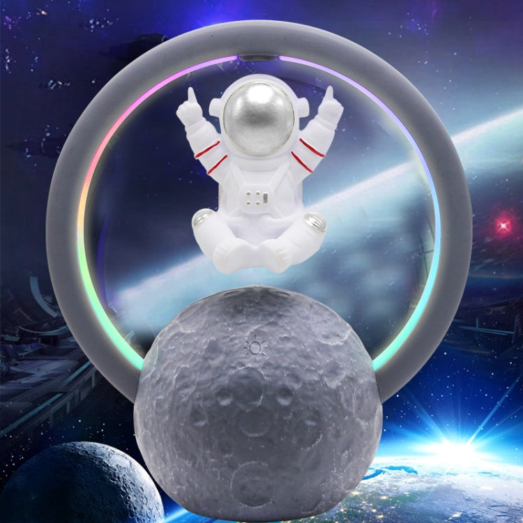 Y-598 Suspended Astronaut Bluetooth Speaker RGB Light Subwoofer Ornament,Spec: 598A Silver - Desktop Speaker by PMC TechLife | Online Shopping South Africa | PMC TechLife