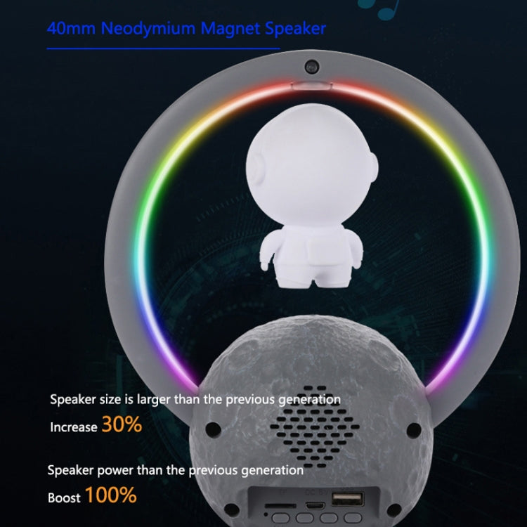 Y-598 Suspended Astronaut Bluetooth Speaker RGB Light Subwoofer Ornament,Spec: 598A Silver - Desktop Speaker by PMC TechLife | Online Shopping South Africa | PMC TechLife