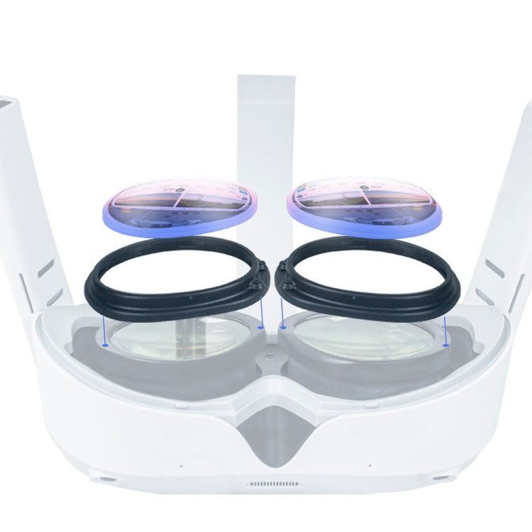 For Pico 4 Myopia Lens Magnetic Eyeglass Frame.Spec: Frame + Anti Blue Light Lens - VR Accessories by PMC TechLife | Online Shopping South Africa | PMC TechLife