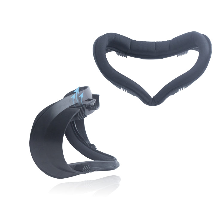 For Oculus Quest 2 VR Headset Anti-sweat Eye Mask VR Facial Interface Bracket Cover(Black) - VR Accessories by PMC TechLife | Online Shopping South Africa | PMC TechLife