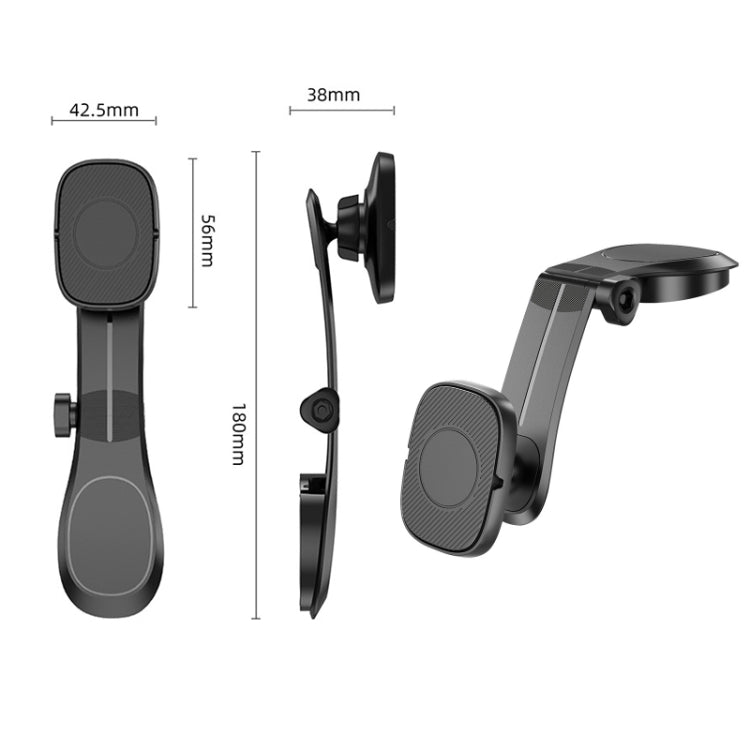 Multi-angle Adjustable Car Magnetic Suction Sticky Mobile Phone Holder(S1) - Car Holders by PMC TechLife | Online Shopping South Africa | PMC TechLife