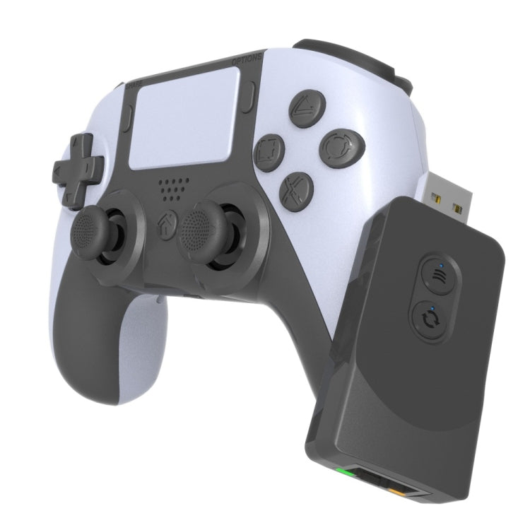 For PS5/ PS4/PC Wireless WIFI Controller Bluetooth DualSense Gamepad Joysticks(Black and White) - Gamepads by PMC TechLife | Online Shopping South Africa | PMC TechLife