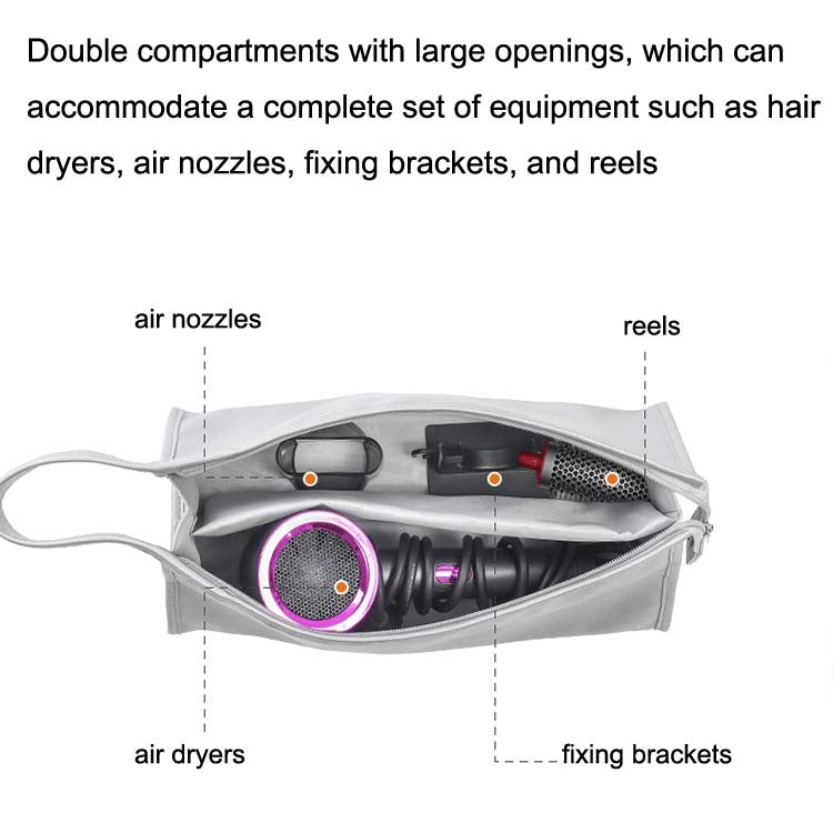 For Dyson Hair Dryer Storage Package Hair Roll Protective Cover, Color: Gray - free shipping - PMC TechLife - Order now!