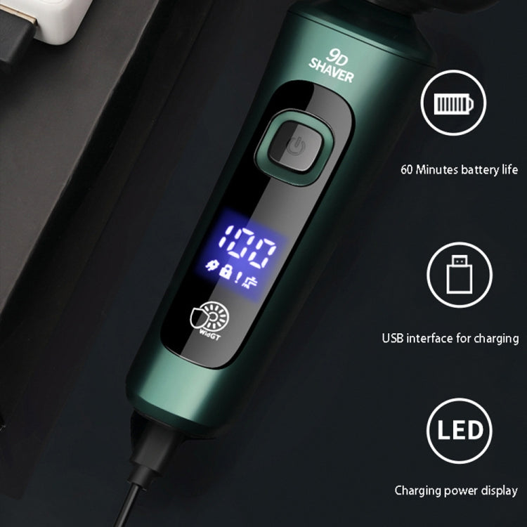 3 In 1 Smart Electric Shaver LCD Digital Display Three-head USB Rechargeable Floating Razor - free shipping - PMC TechLife - Order now!