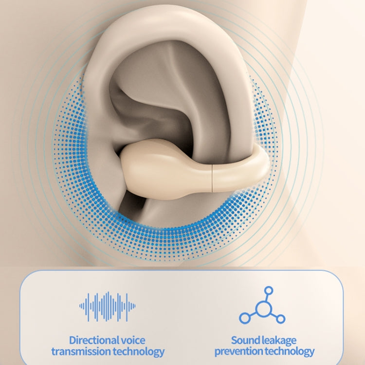 M10 IPX5 Waterproof Ear Clip Bluetooth Earphones, Style: Single White - Bluetooth Earphone by PMC TechLife | Online Shopping South Africa | PMC TechLife