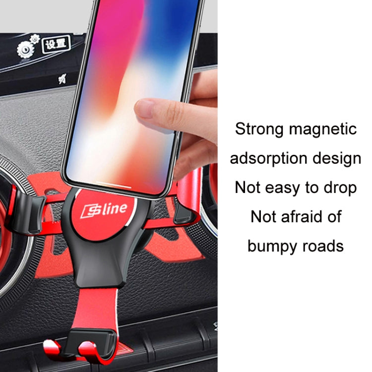 For Audi Car Strong Magnetic Phone Holder(Q2L Stand 1 Black) - Car Holders by PMC TechLife | Online Shopping South Africa | PMC TechLife