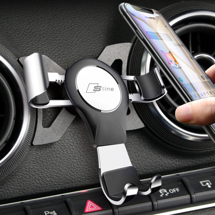 For Audi Car Strong Magnetic Phone Holder(Q2L Stand 1 Black) - Car Holders by PMC TechLife | Online Shopping South Africa | PMC TechLife