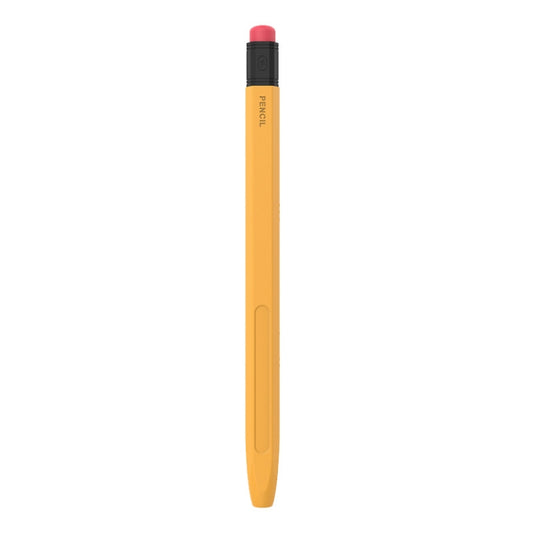 For Apple Pencil 1 AhaStyle PT180-2 Silicone Protective Case Anti-Slip And Anti-Drop Capacitive Pen Case(Yellow) - Pencil Accessories by AhaStyle | Online Shopping South Africa | PMC Jewellery