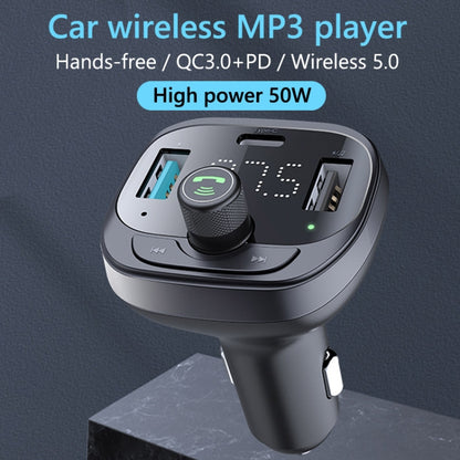 S-21 Car Bluetooth Player Receiver 50W Mobile Phone High Power Charger - Bluetooth Car Kits by PMC Jewellery | Online Shopping South Africa | PMC Jewellery